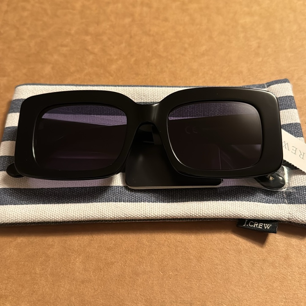 J.Crew Oversized rectangular sunglasses BM918 NWT - image 2
